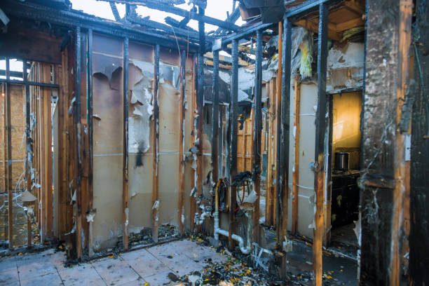 Professional Fire Damage Restoration technician working in Bethany, OK